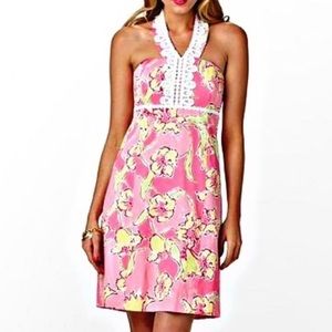 EUC Lilly Pulitzer Isabel Dress in Hotty Pink